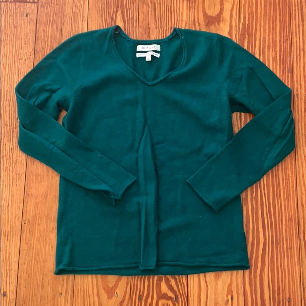 Merino wool v-neck sweater